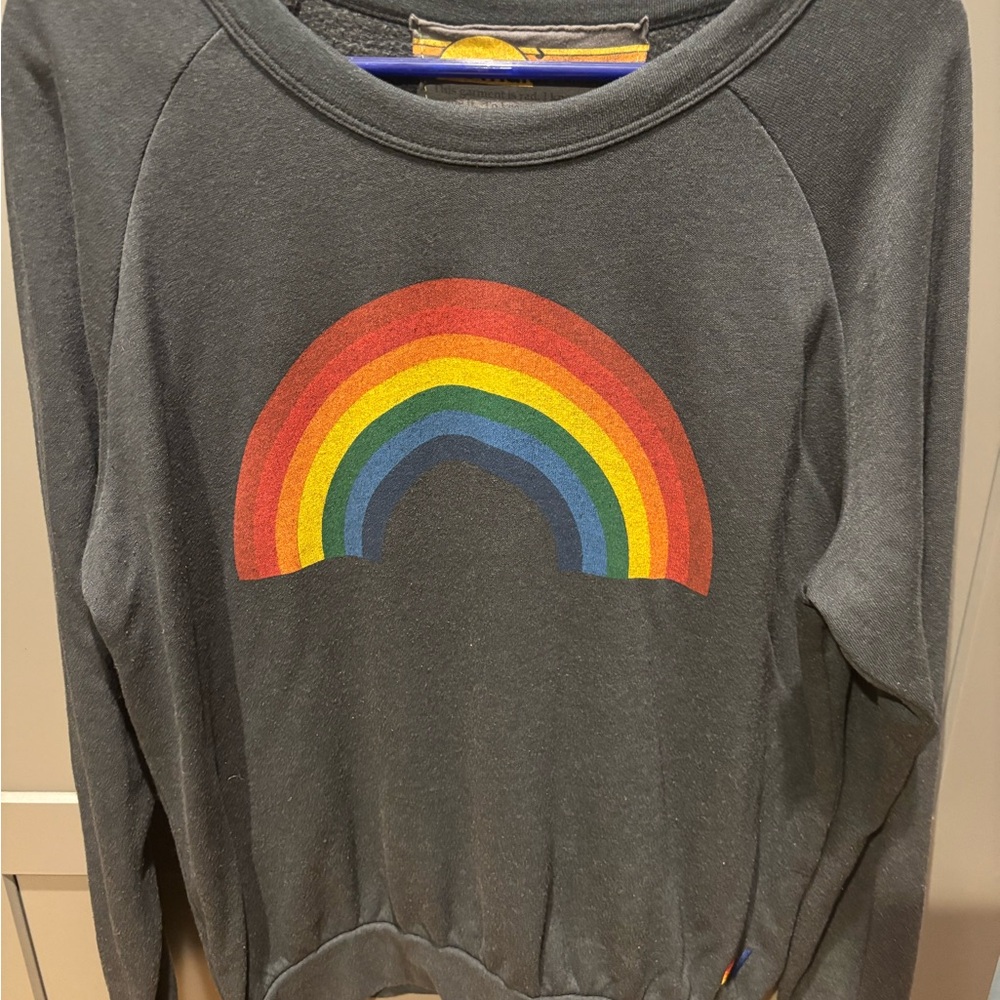 Aviator Nation rainbow 🌈 graphic sweatshirt *size small
